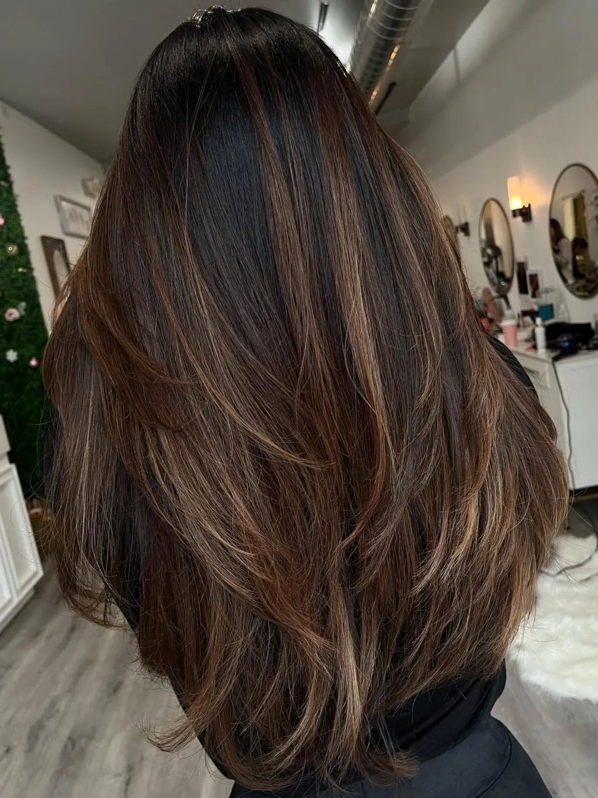 Lighter Brown Highlights On Dark Chocolate — Highlights on Dark Hair