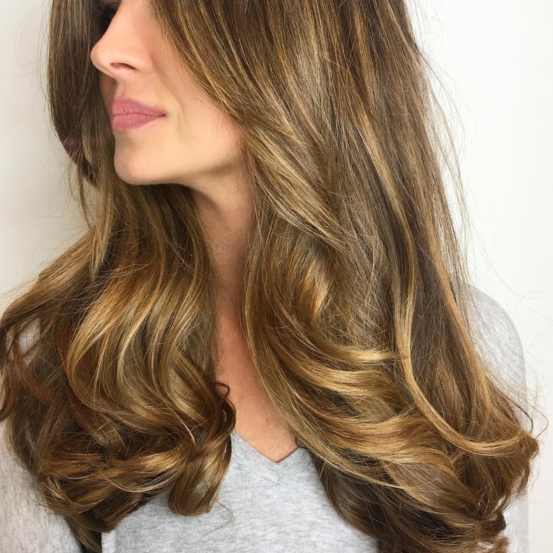 Caramel Highlights on Light Brown Base Caramel Highlights on Light Brown Base — Highlights Trends