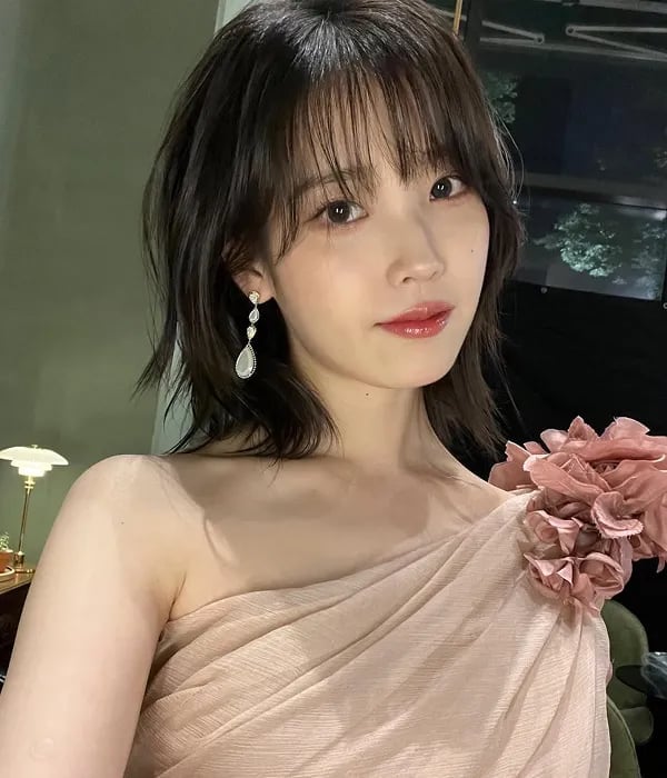 Shoulder Dark Brown Shag With Choppy Bangs — Hush Cut