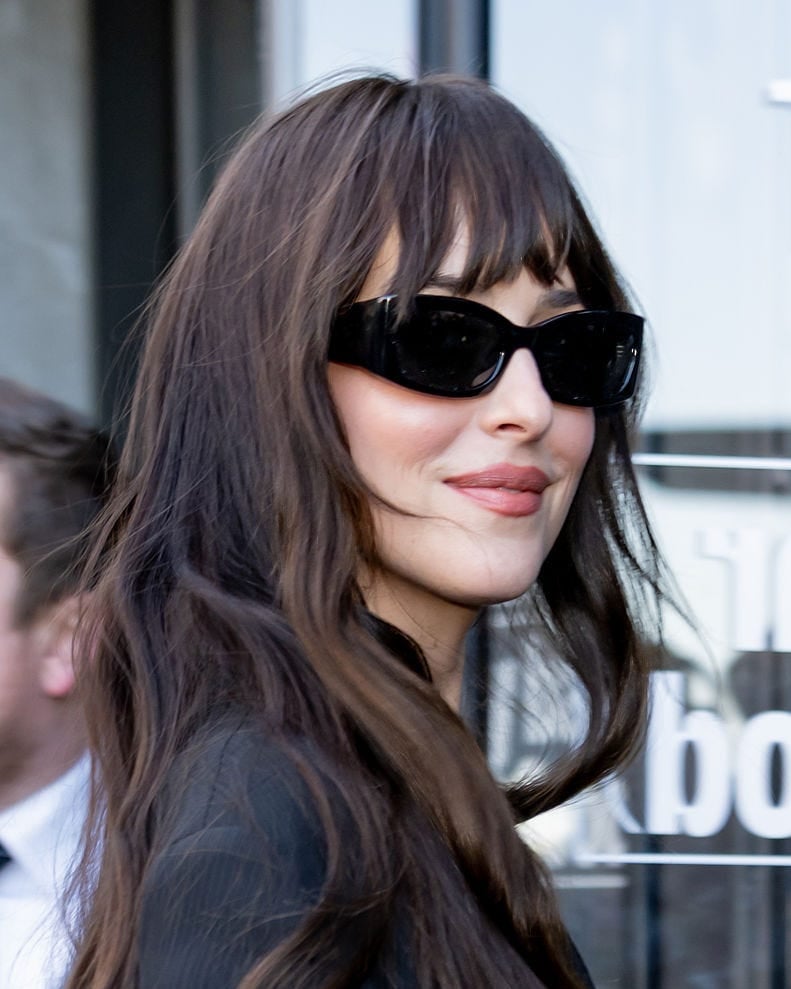 Mid-Back Ash Blonde Layers With Curtain Bangs, Wavy — Hush Cut