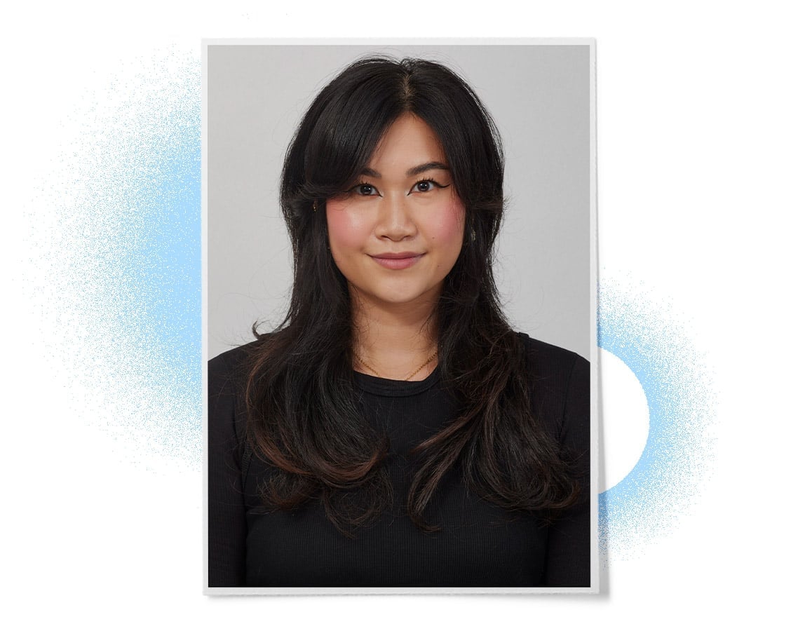 Mid-Back Dark Brown Layers With Soft Waves, Wavy — Hush Cut