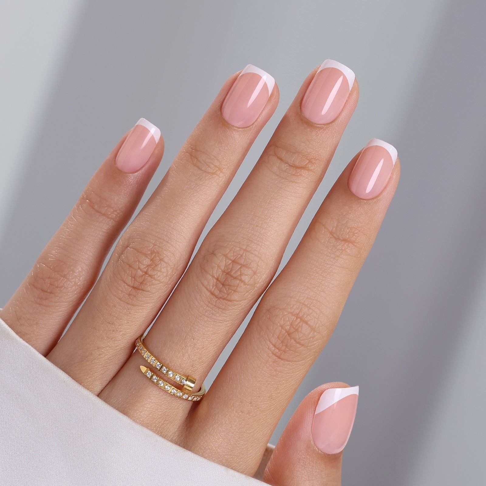 Square Press-On Nails | French Tip & Classic Styles – SHANGMENG nails