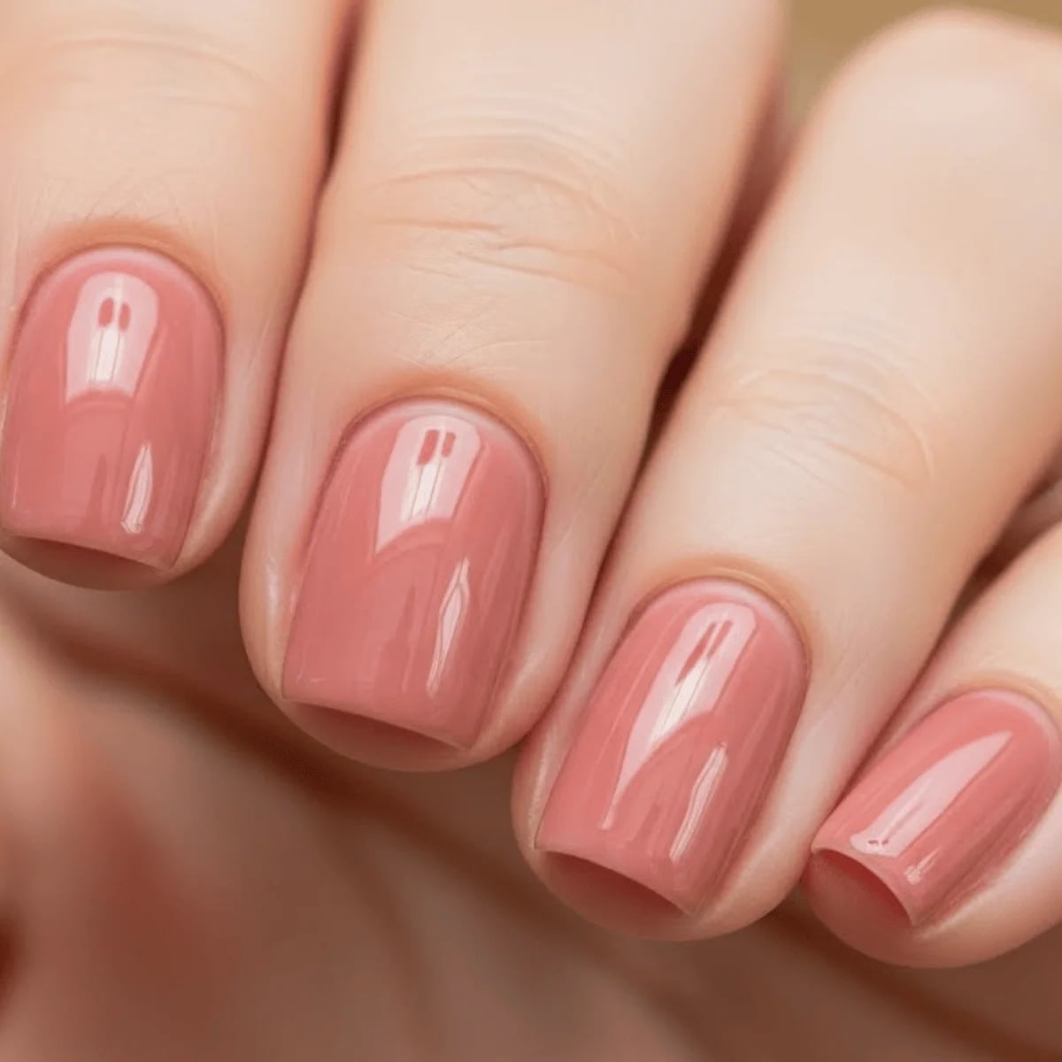 Natural Clean Sheer Nude Short Almond Natural Clean Sheer Nude Short Almond — Interview Nails