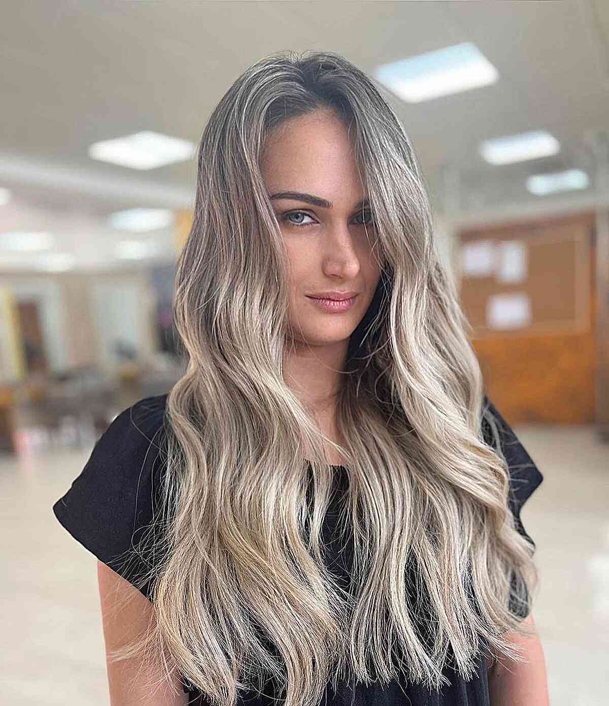 Ash Blonde Balayage Mid-Back Layers Ash Blonde Balayage Mid-Back Layers — Lived In Blonde