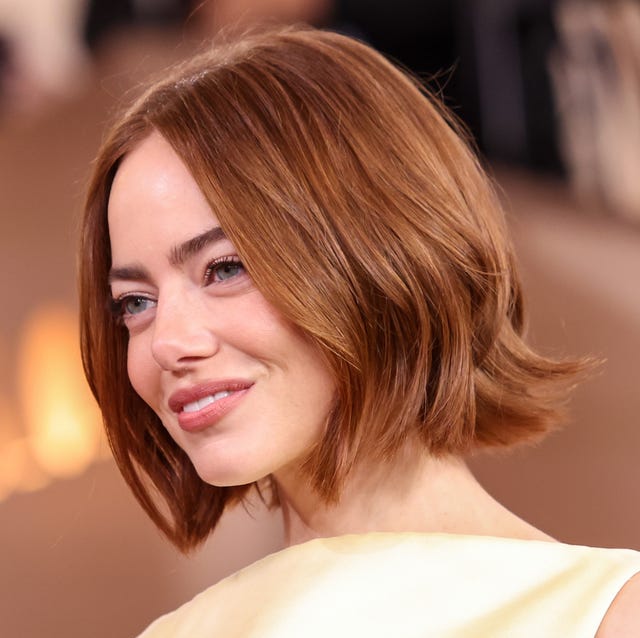 Collarbone Bob With Glossy Texture — Long Bob