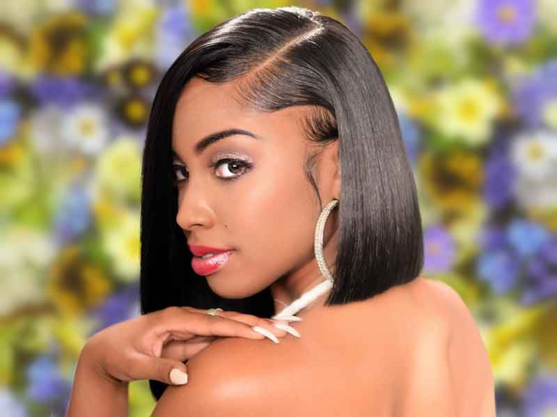 Chin Length Bob With Sharp Blunt Cut — Long Bob