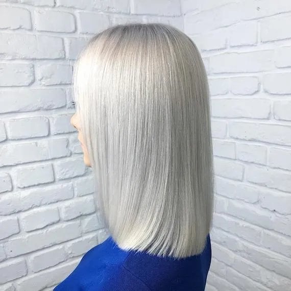 Collarbone Lob With Root Shadow — Long Bob