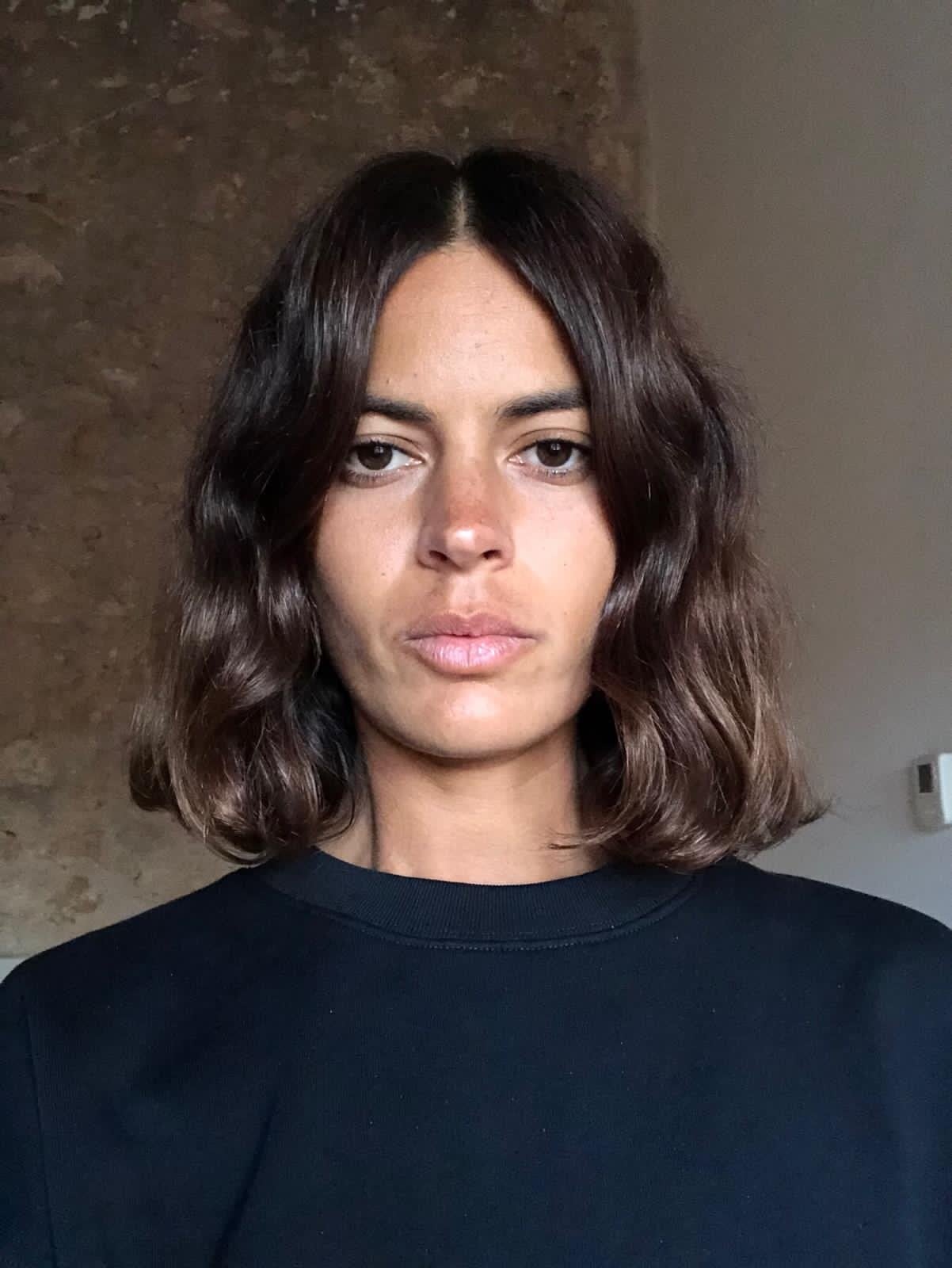 Air Dried Wavy Bob With Balayage, Styled In A Natural — Long Bob