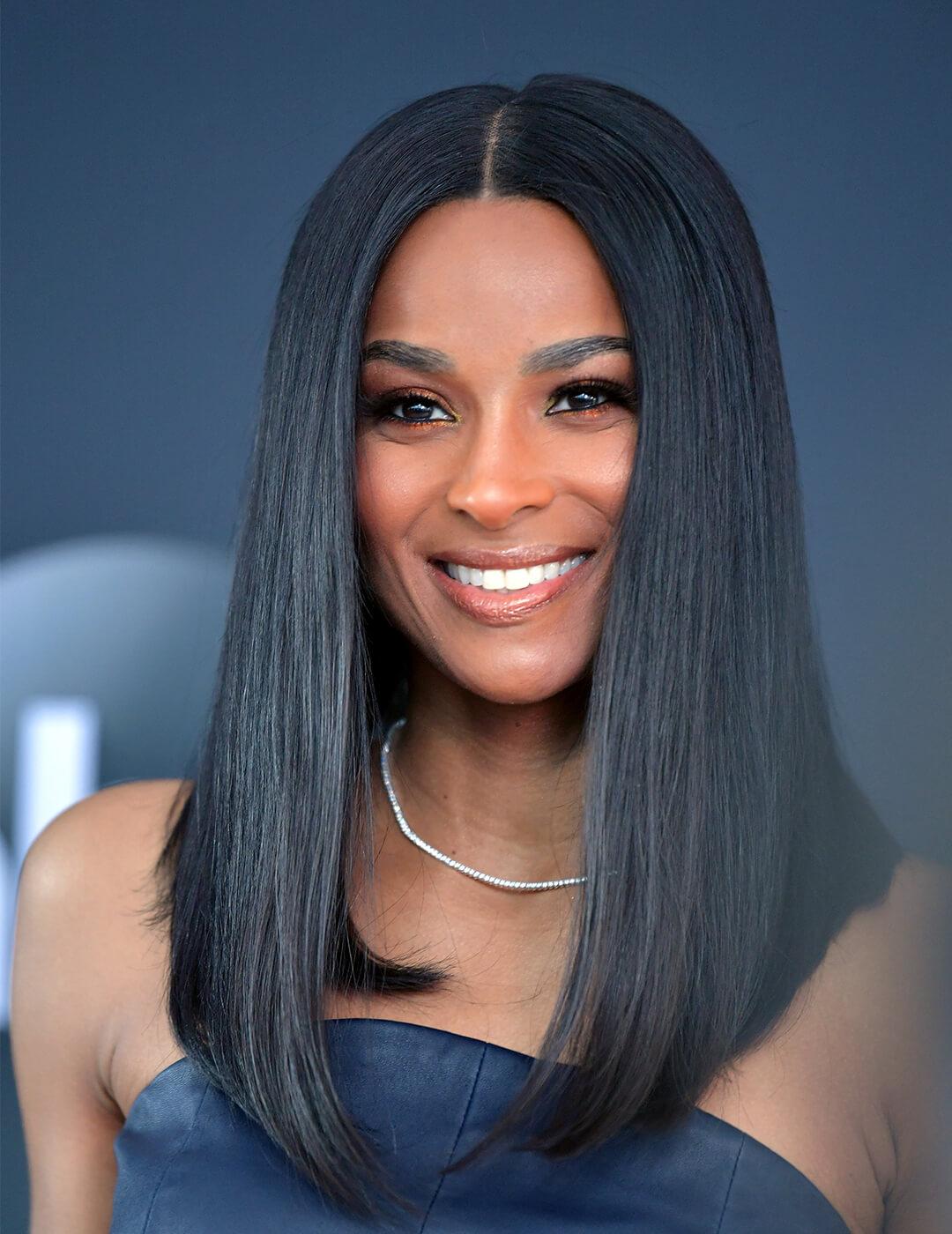 Dark Brown With Subtle Highlights And Glossy Finish Dark Brown With Subtle Highlights And Glossy Finish — Long Haircuts