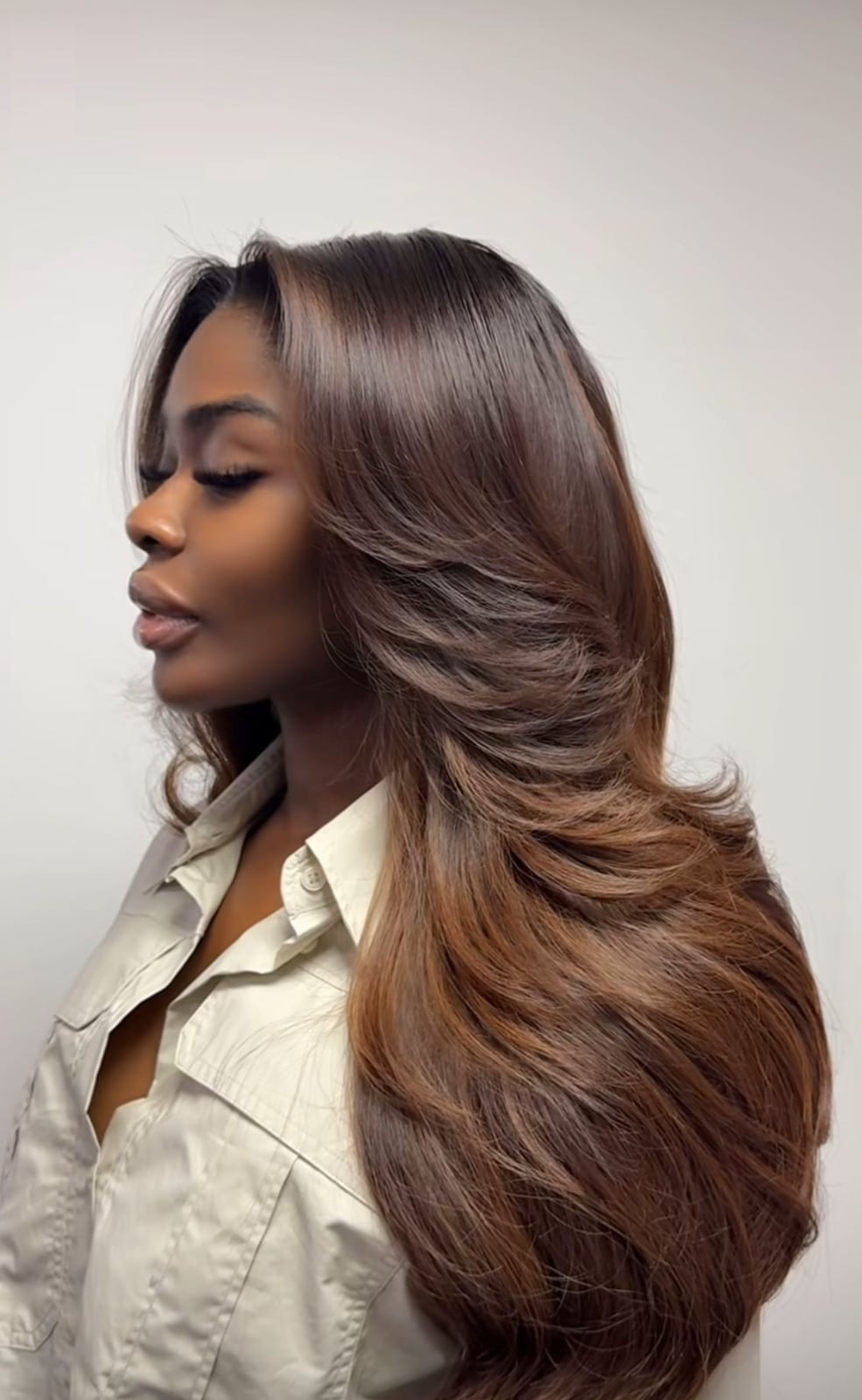 Honey Blonde Balayage Long Layers Honey Blonde Balayage Long Layers