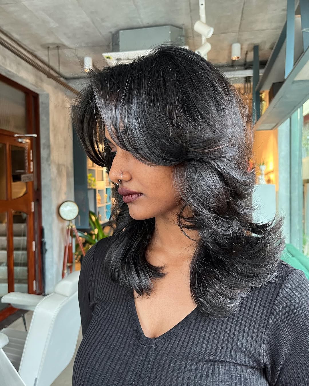 Mid-Back Dark Blonde Wolf Cut With Balayage Mid-Back Dark Blonde Wolf Cut With Balayage — Long Wolf Cut
