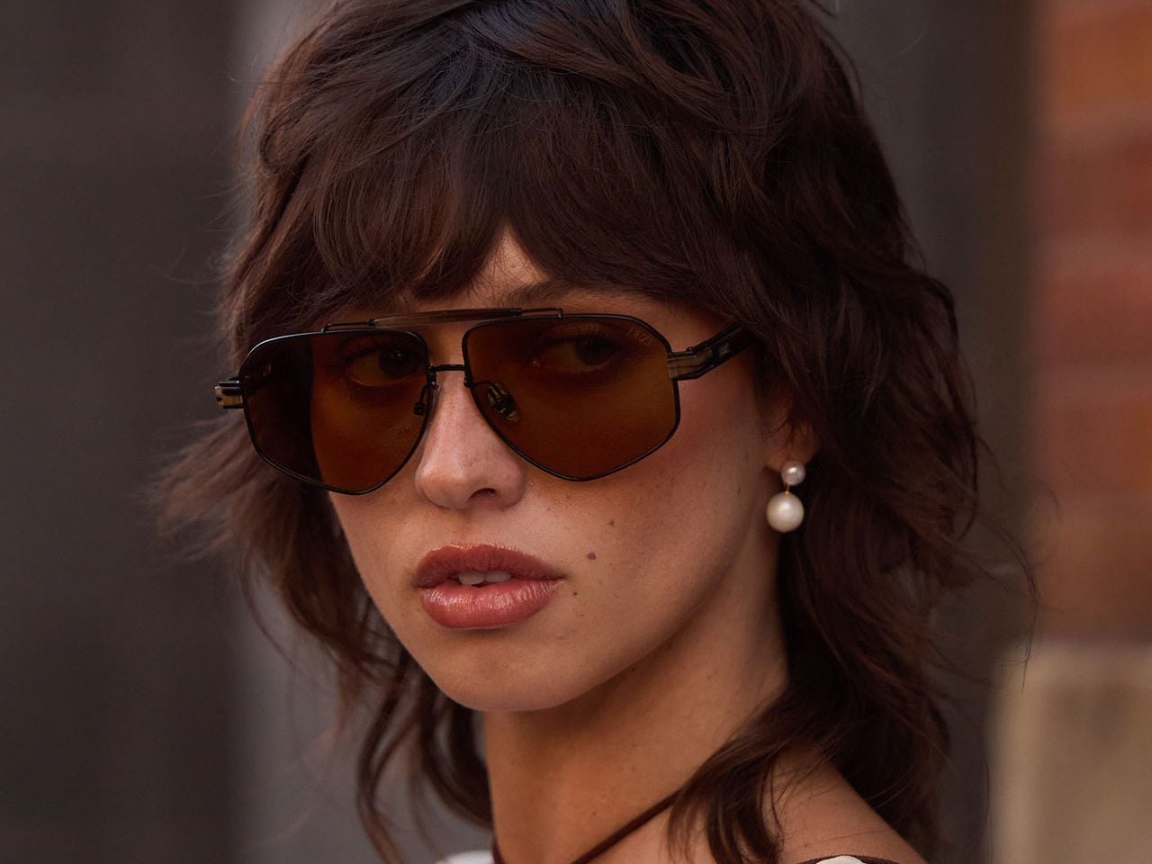 Collarbone Dark Brown Wolf Cut With Curtain Bangs, Wavy Collarbone Dark Brown Wolf Cut With Curtain Bangs, Wavy — Long Wolf Cut