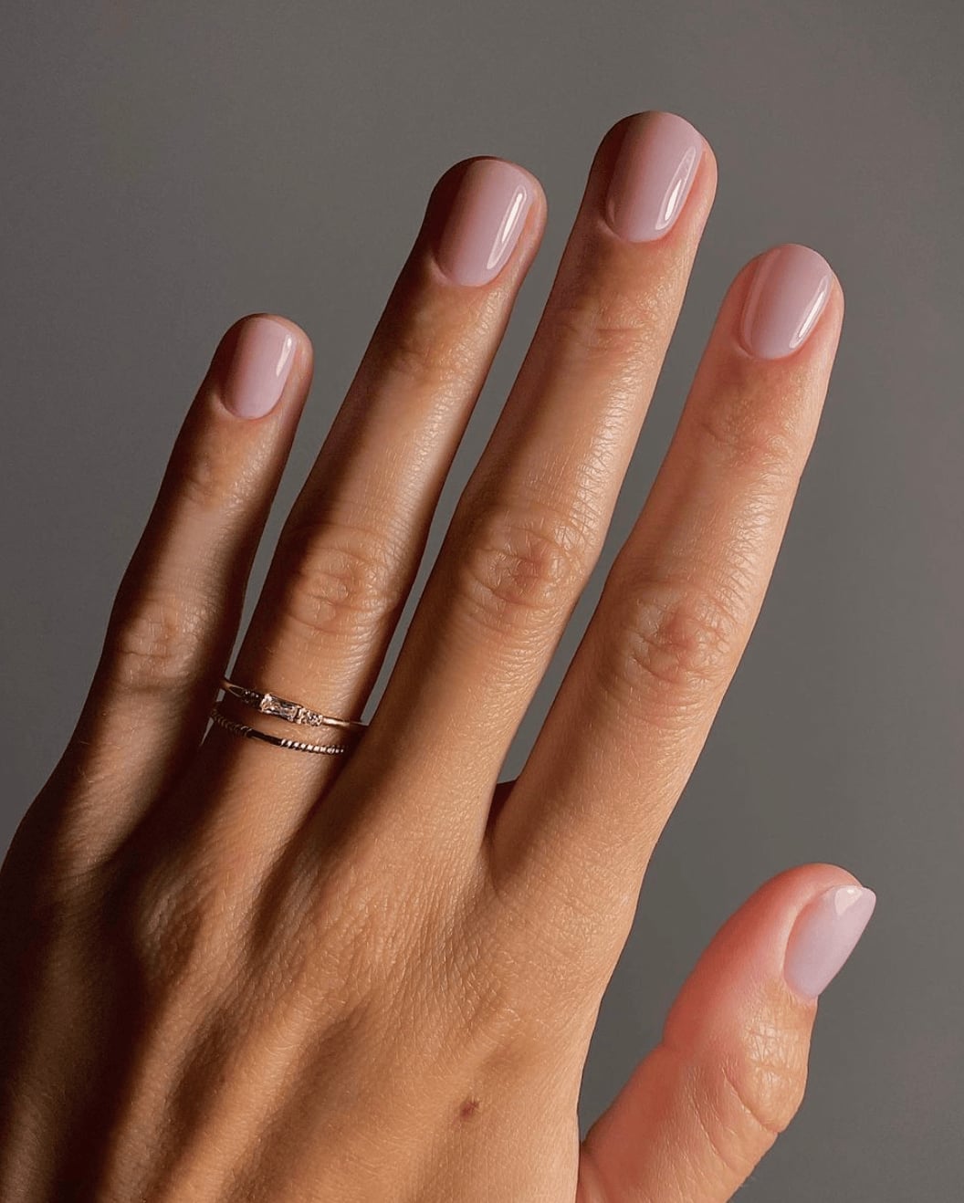 Natural Sheer Nude Pink Short Square Nails Natural Sheer Nude Pink Short Square Nails — Low Maintenance Nails