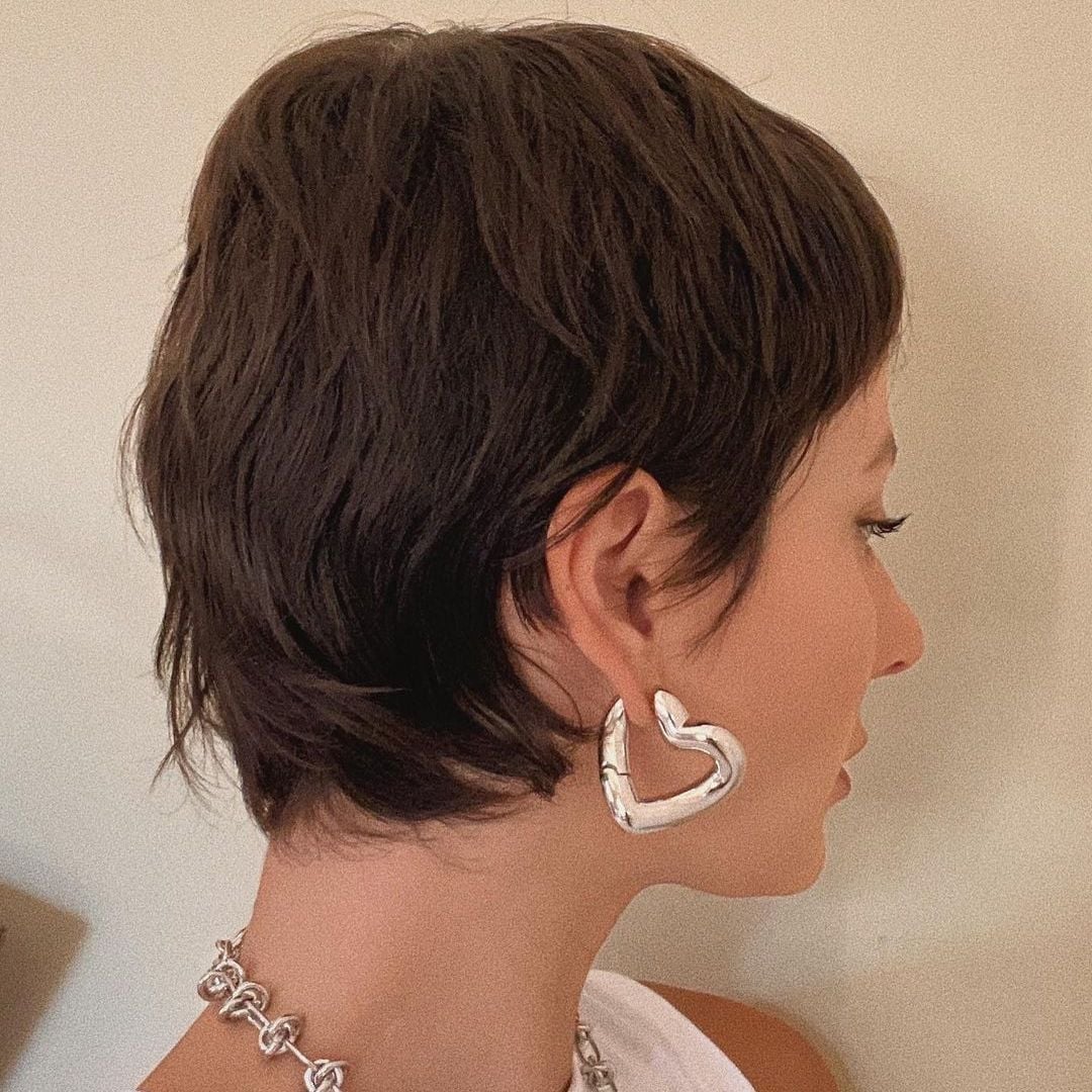 Pixie Shag With Wispy Bangs, Ear — Mixie Haircut