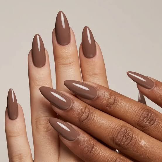 Hot Pink to Sheer Pink Gradient Long Almond — Nail Colors