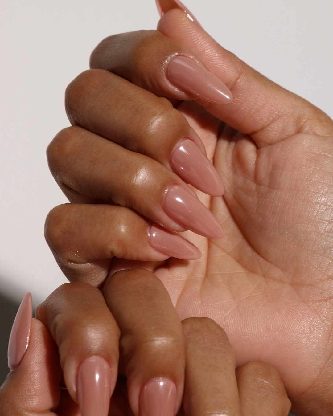 Minimalist Black Line Short Almond Extensions Minimalist Black Line Short Almond Extensions — Nail Extensions
