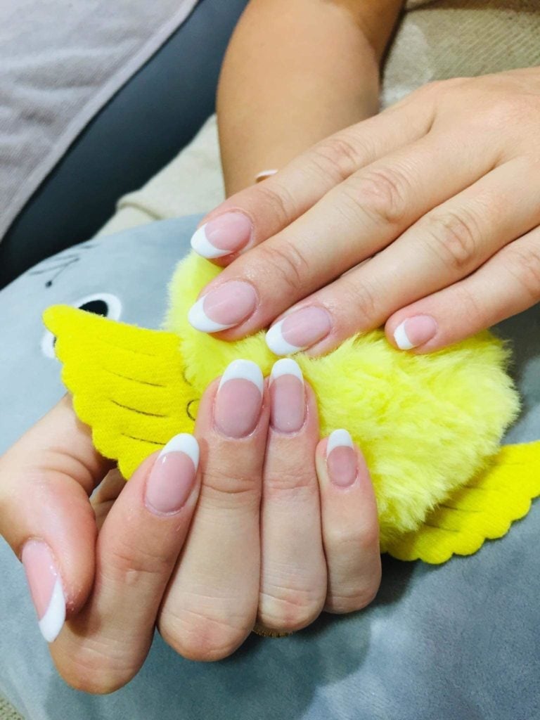 Classic White Tip Squoval Extensions Classic White Tip Squoval Extensions — Nail Extensions