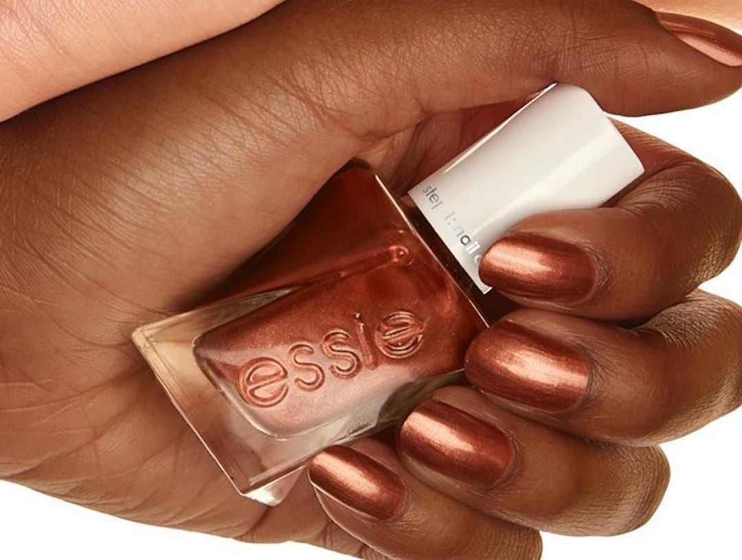 Medium Almond Gold Swirls and Teal Nails Medium Almond Gold Swirls and Teal Nails — Nails for Dark Skin