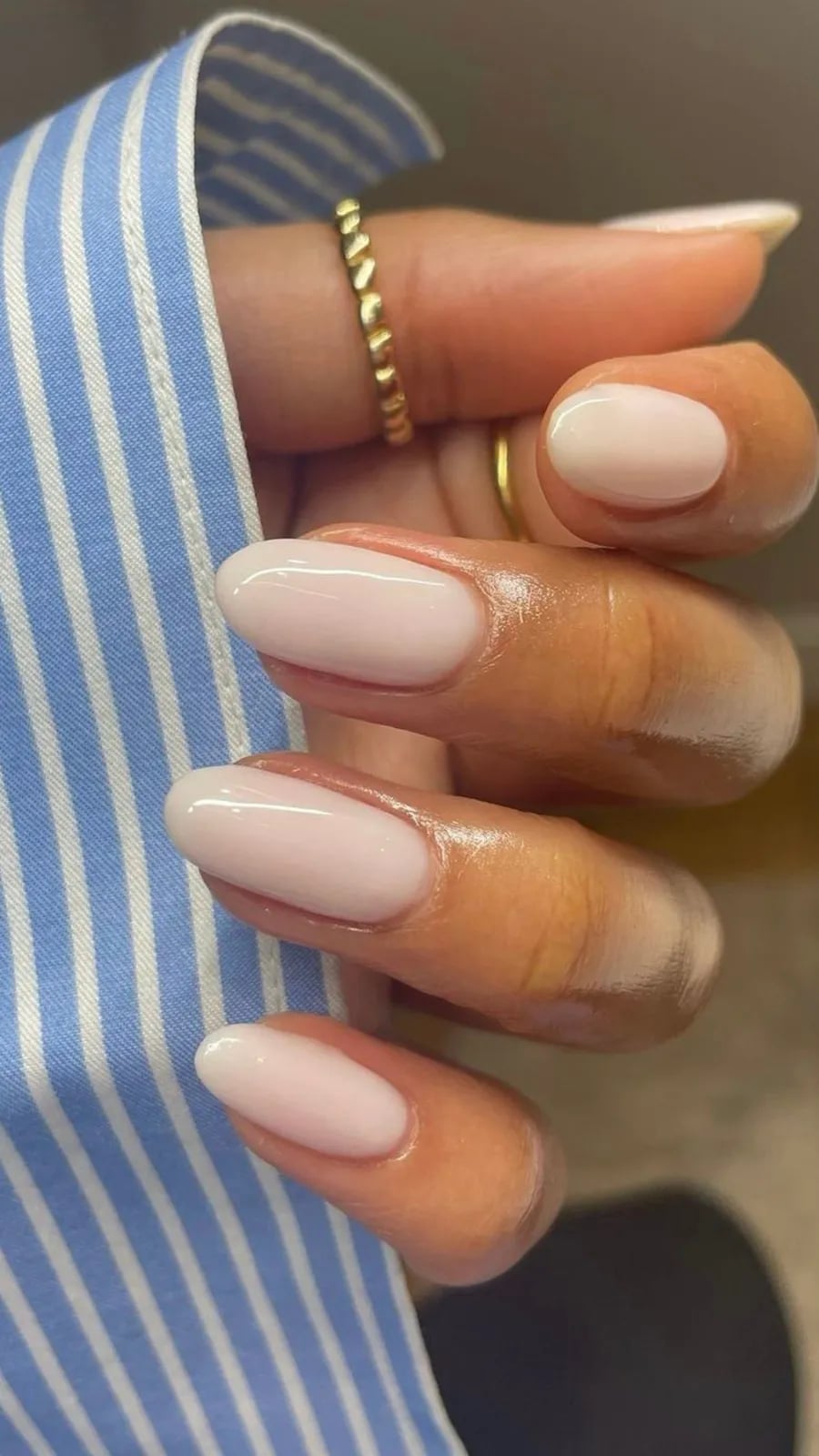Milky White French Tip Short Almond Nails Milky White French Tip Short Almond Nails — Nails for Everyday