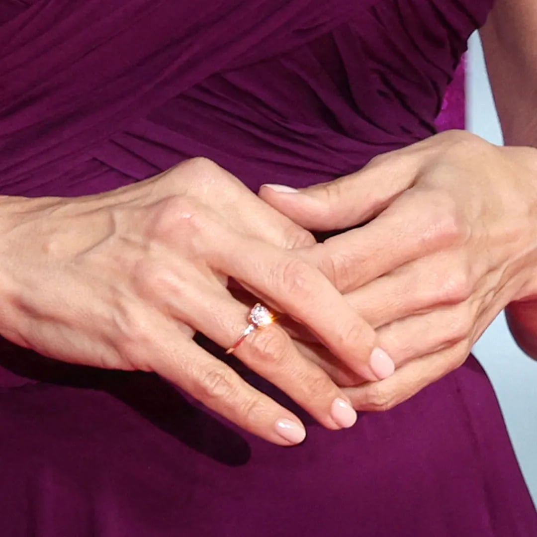Pale Pink Glossy Short Square Nails — Nails for Women Over 50