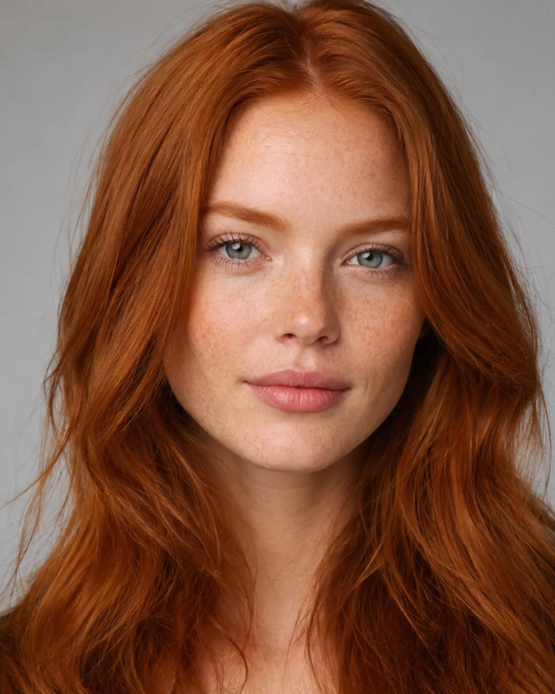 Collarbone Length Natural Vibrant Red Collarbone Length Natural Vibrant Red — Natural Red Hair
