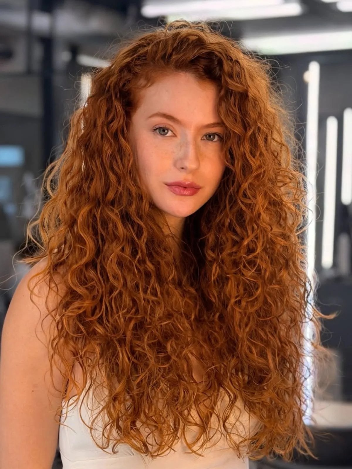 Thick Curly Mid-Back Natural Red Thick Curly Mid-Back Natural Red — Natural Red Hair