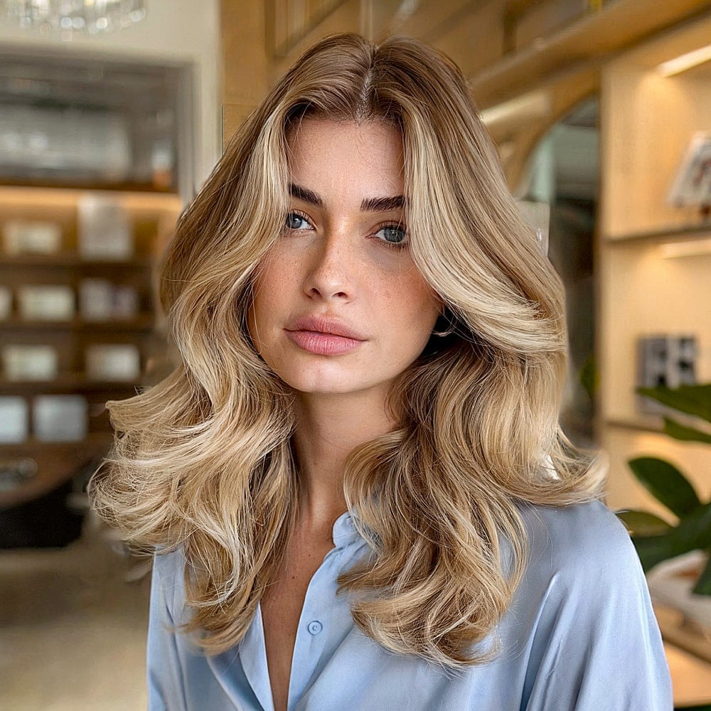 Collarbone Ash Blonde With Face-Framing Layers — Old Money Blonde