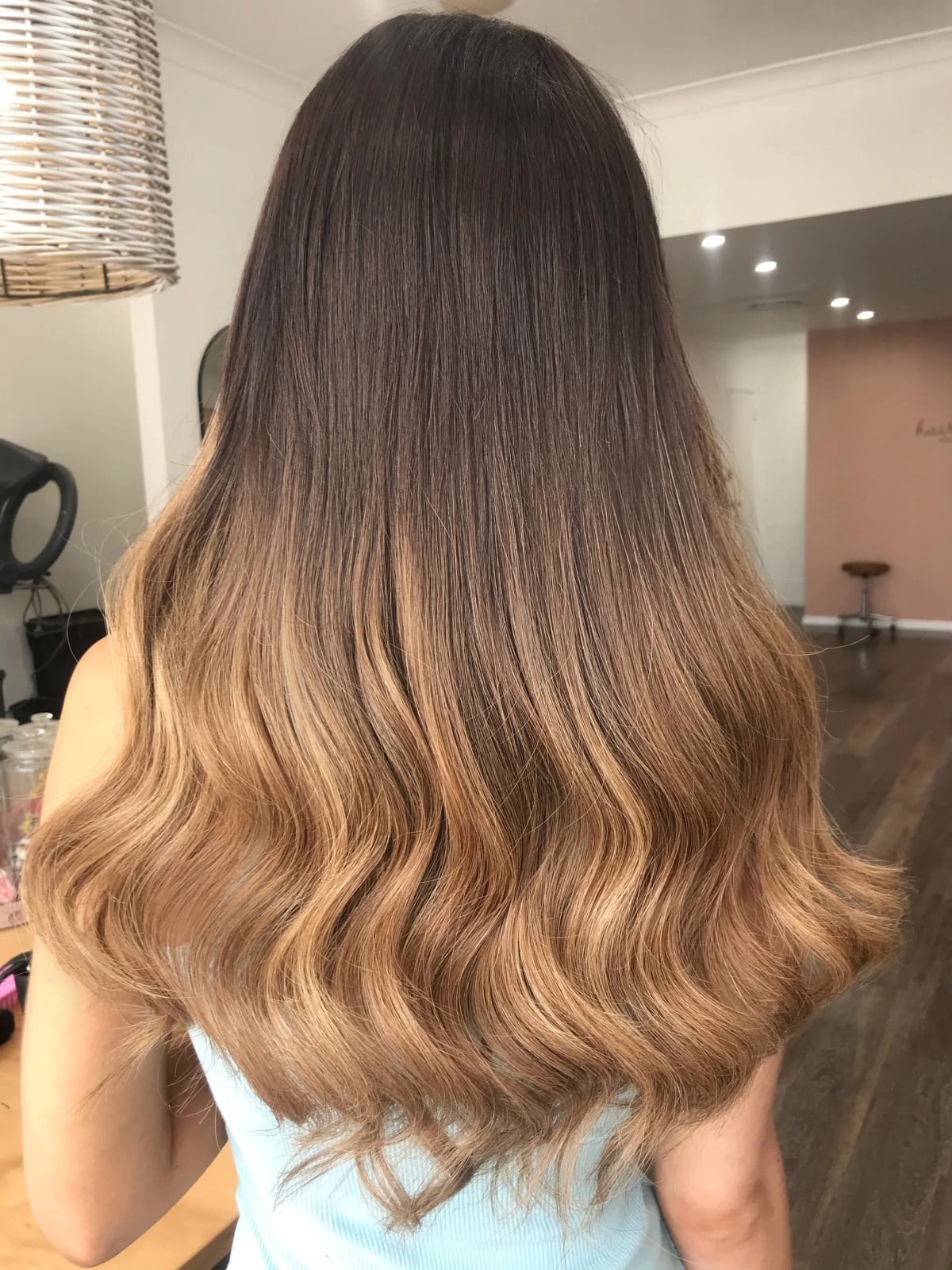 Seamless Dark Brown to Honey Blonde Ombre — Ombre Hair