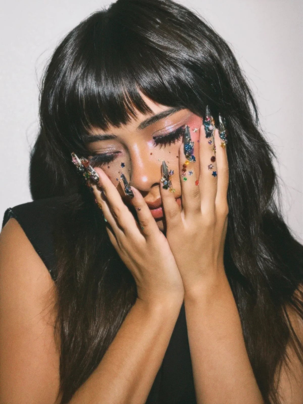 Xochitl Gomez Shows Off Elaborate Nail Art in Justin Ayers Photoshoot • CelebMafia