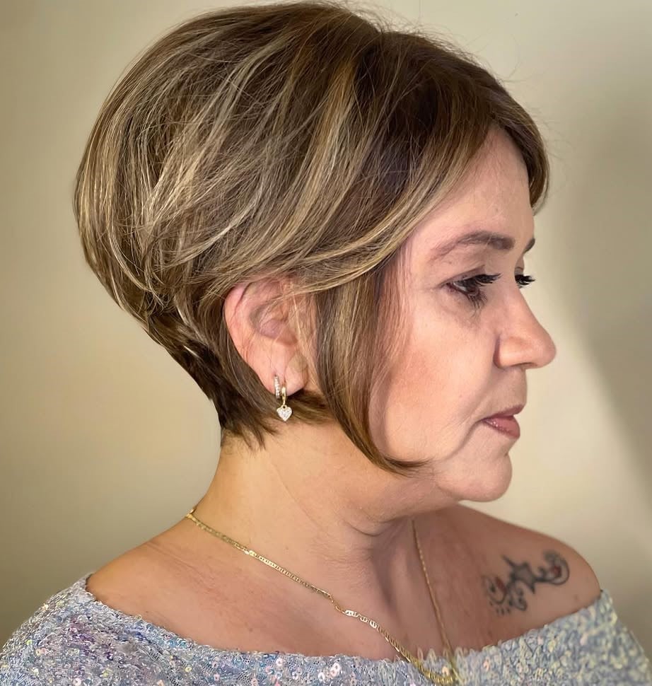 Brown With Blonde Highlights Pixie Bob Brown With Blonde Highlights Pixie Bob
