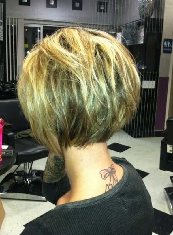 Dark Blonde Blunt Bob Back View Dark Blonde Blunt Bob Back View — Pixie Bob