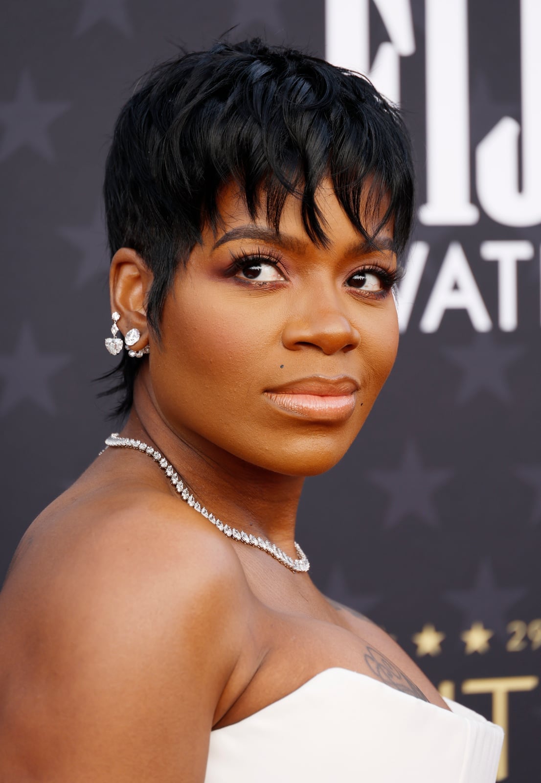 Textured Black Pixie Mullet With Subtle Highlights — Pixie Crop