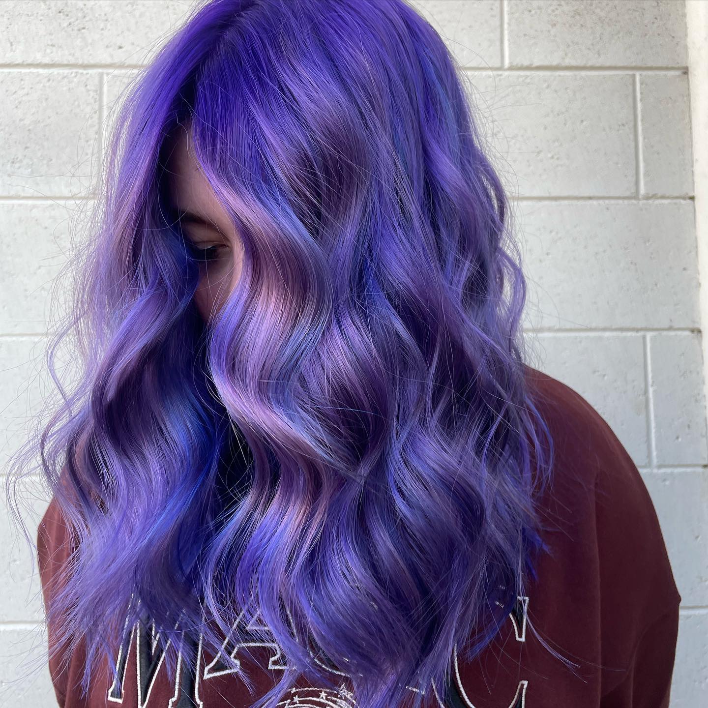 Mid-Back Multi-Tonal Purple With Undetones Mid-Back Multi-Tonal Purple With Undetones — Purple Hair