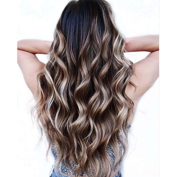 Dark Brown Base Ash Blonde Reverse Balayage Dark Brown Base Ash Blonde Reverse Balayage