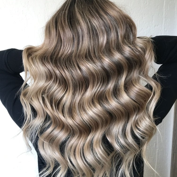Dark Blonde With Lighter Blonde Reverse Balayage Dark Blonde With Lighter Blonde Reverse Balayage