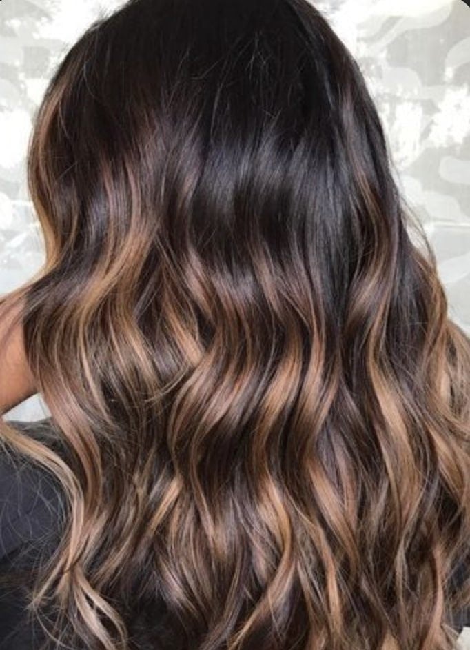 Shoulder Length Light Brown With Honey Blonde, Office-Safe Version Shoulder Length Light Brown With Honey Blonde, Office-Safe Version — Rich Brunette