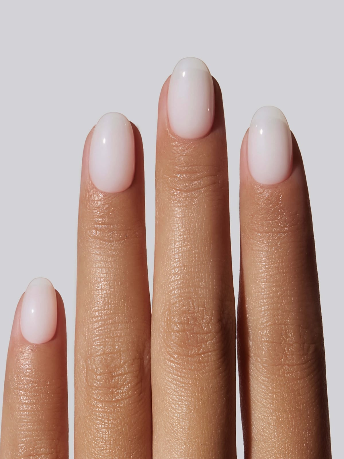 Sheer Milky White Extra Short Round Nails Sheer Milky White Extra Short Round Nails — Short Acrylic Nails