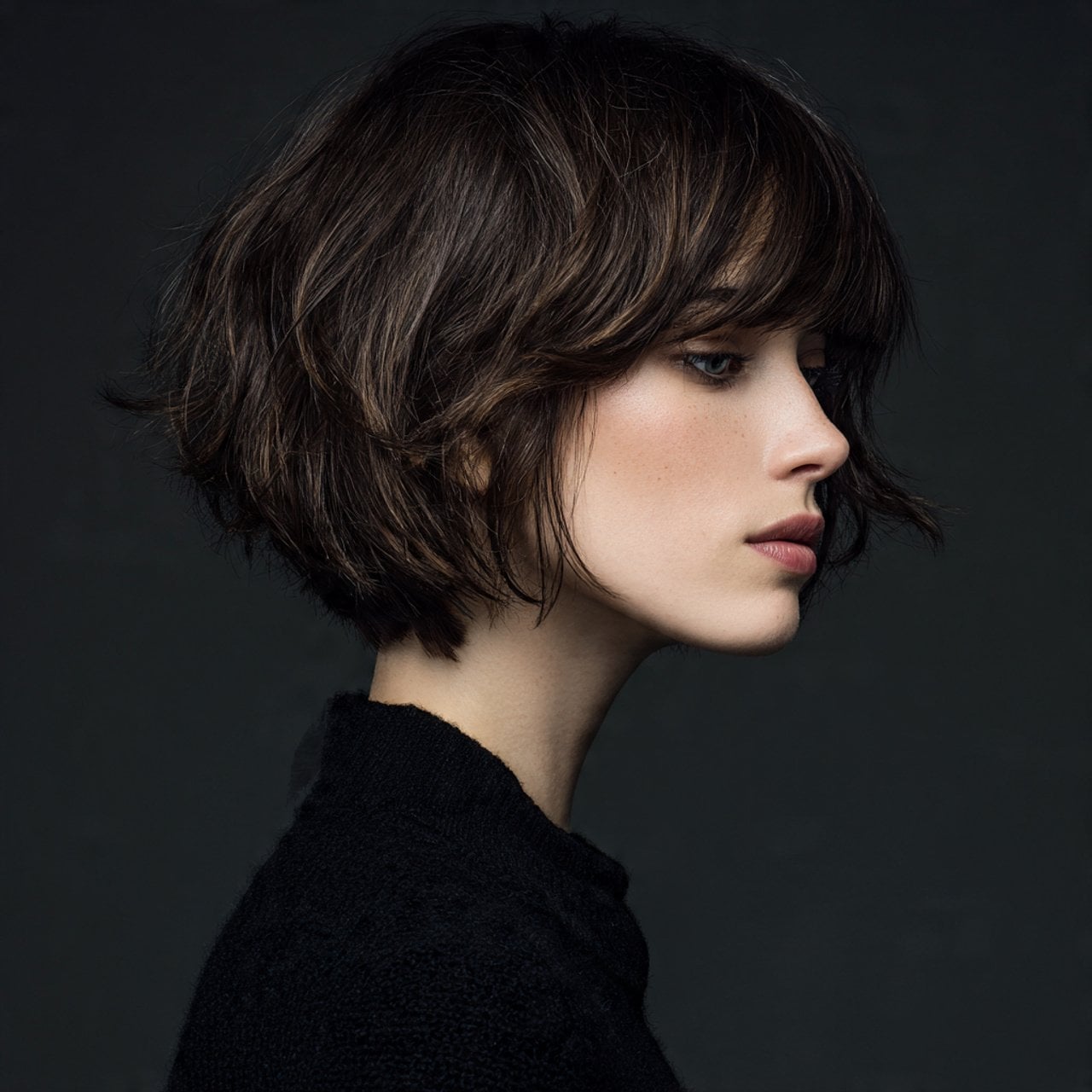 Bob With Layers And Textured Ends — Short Haircuts
