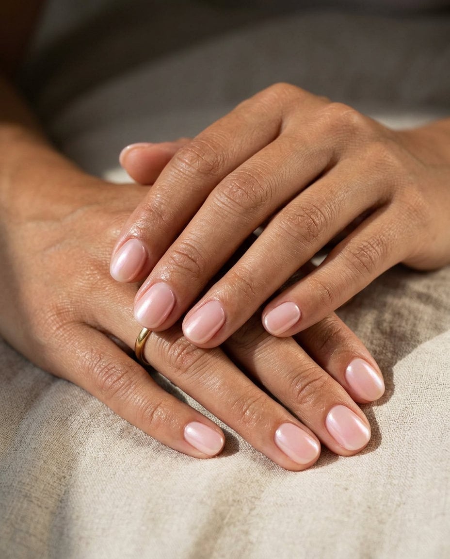 23 Short Round Summer Nails 2026: Fresh Manicure Ideas for Warm Weather - fashioninspozone.com