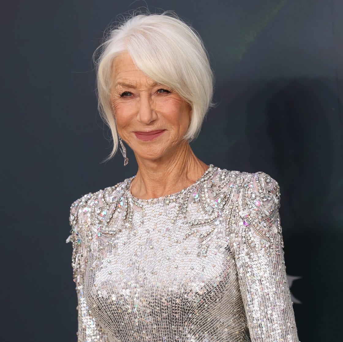 Chin Length Bob With Darker Roots Chin Length Bob With Darker Roots — Silver Bob