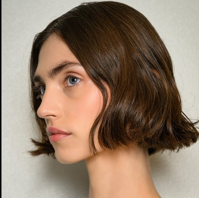 Chin Length Bob With Soft Textured Waves — Soft Box Bob