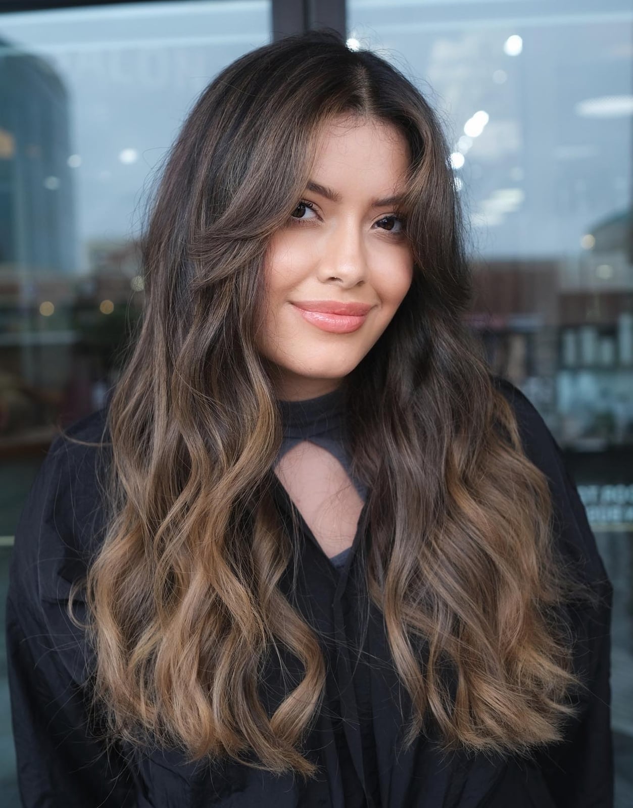 Medium Brown With Ash Blonde Sombre Medium Brown With Ash Blonde Sombre — Sombre Hair