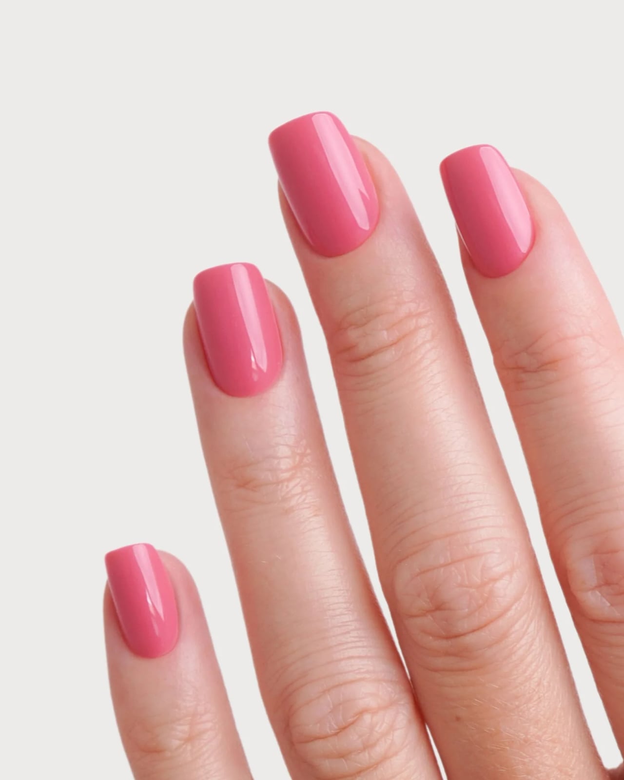 Vibrant Medium Pink Square Nails Vibrant Medium Pink Square Nails