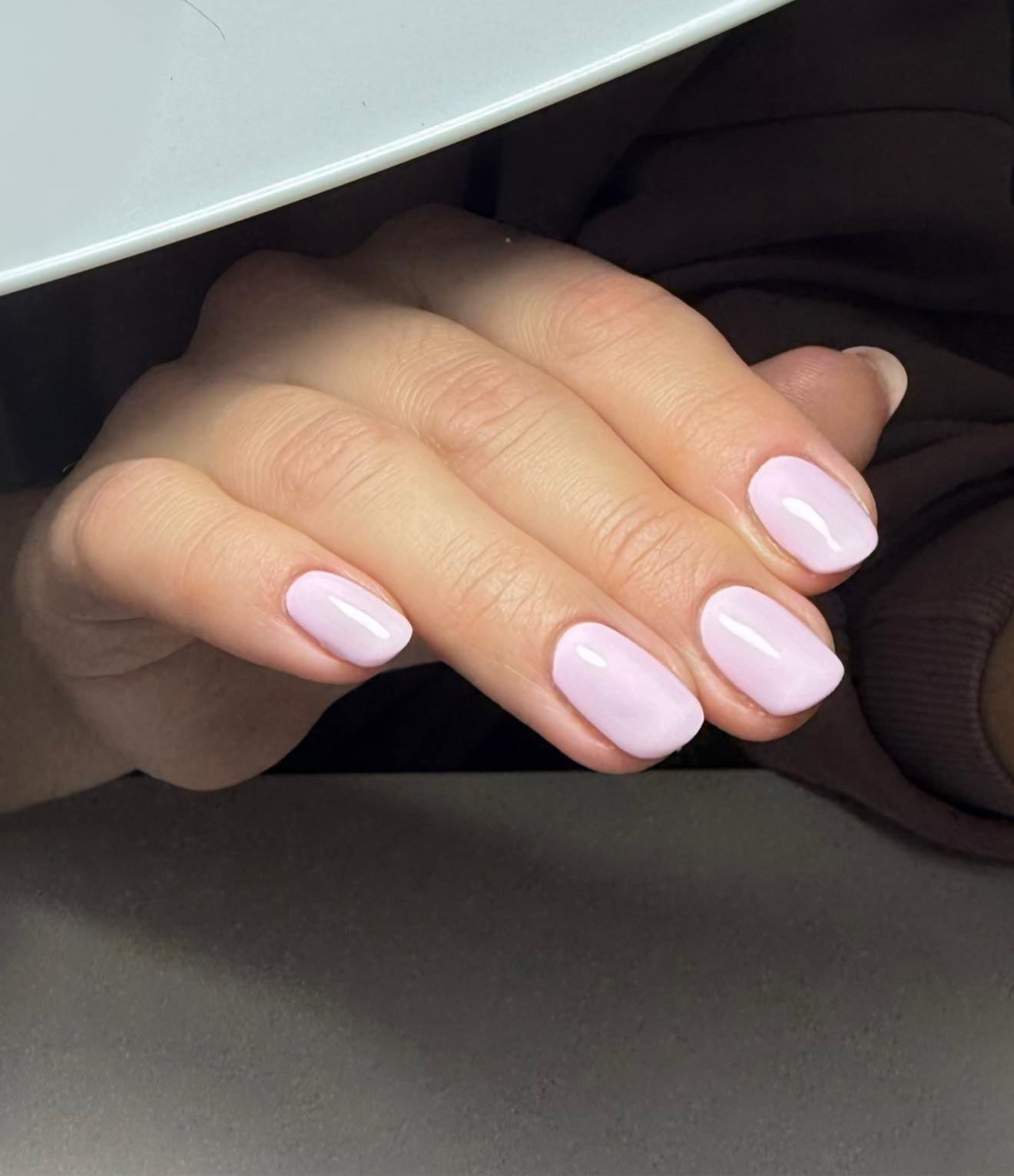 Soft Light Pink Square Nails Soft Light Pink Square Nails