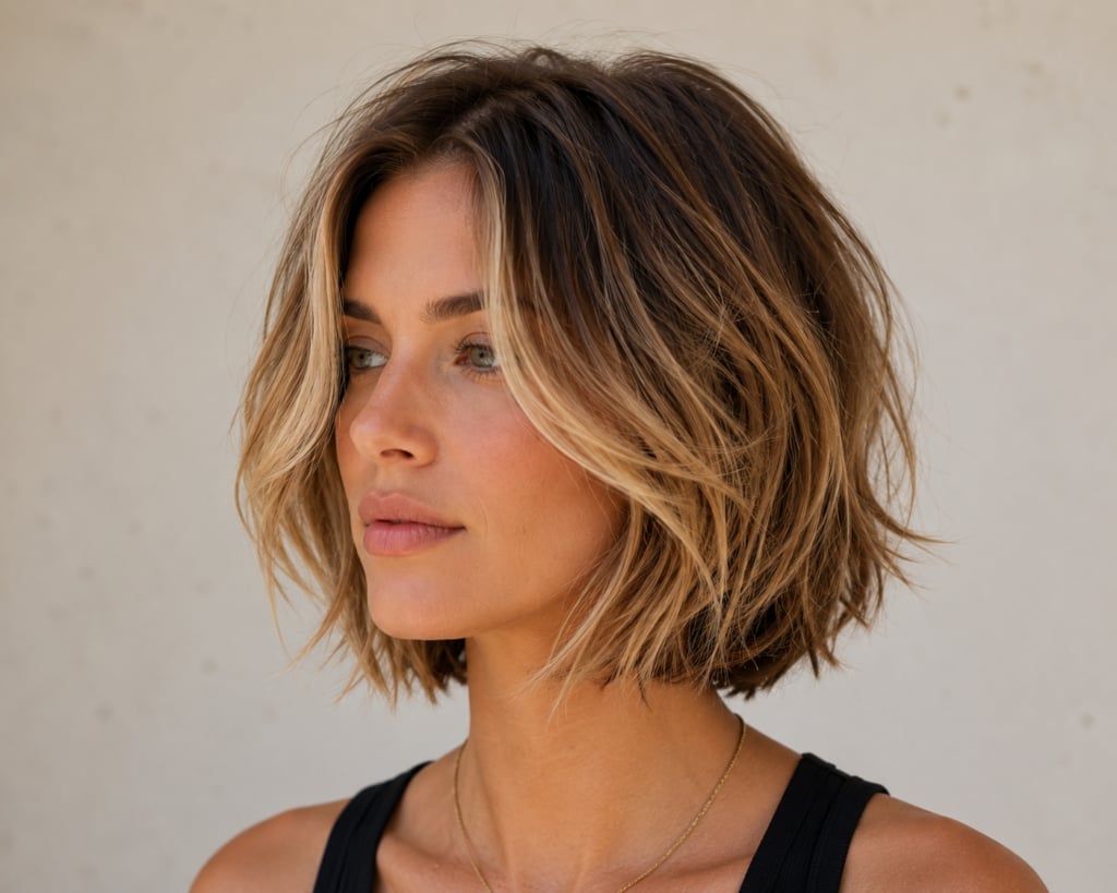 The Layered Messy French Bob Haircut-20 Stunning Variations You Need to See -