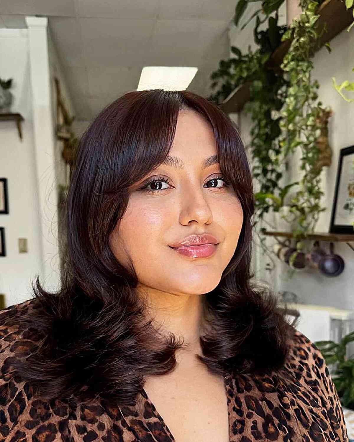 Layered Bob With Full Fringe — Trendy Haircuts