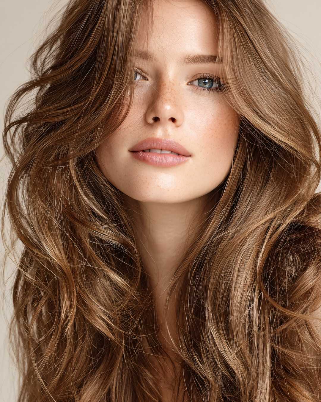 Mid-Back Warm Light Brown With Golden Tones — Warm Brown Hair