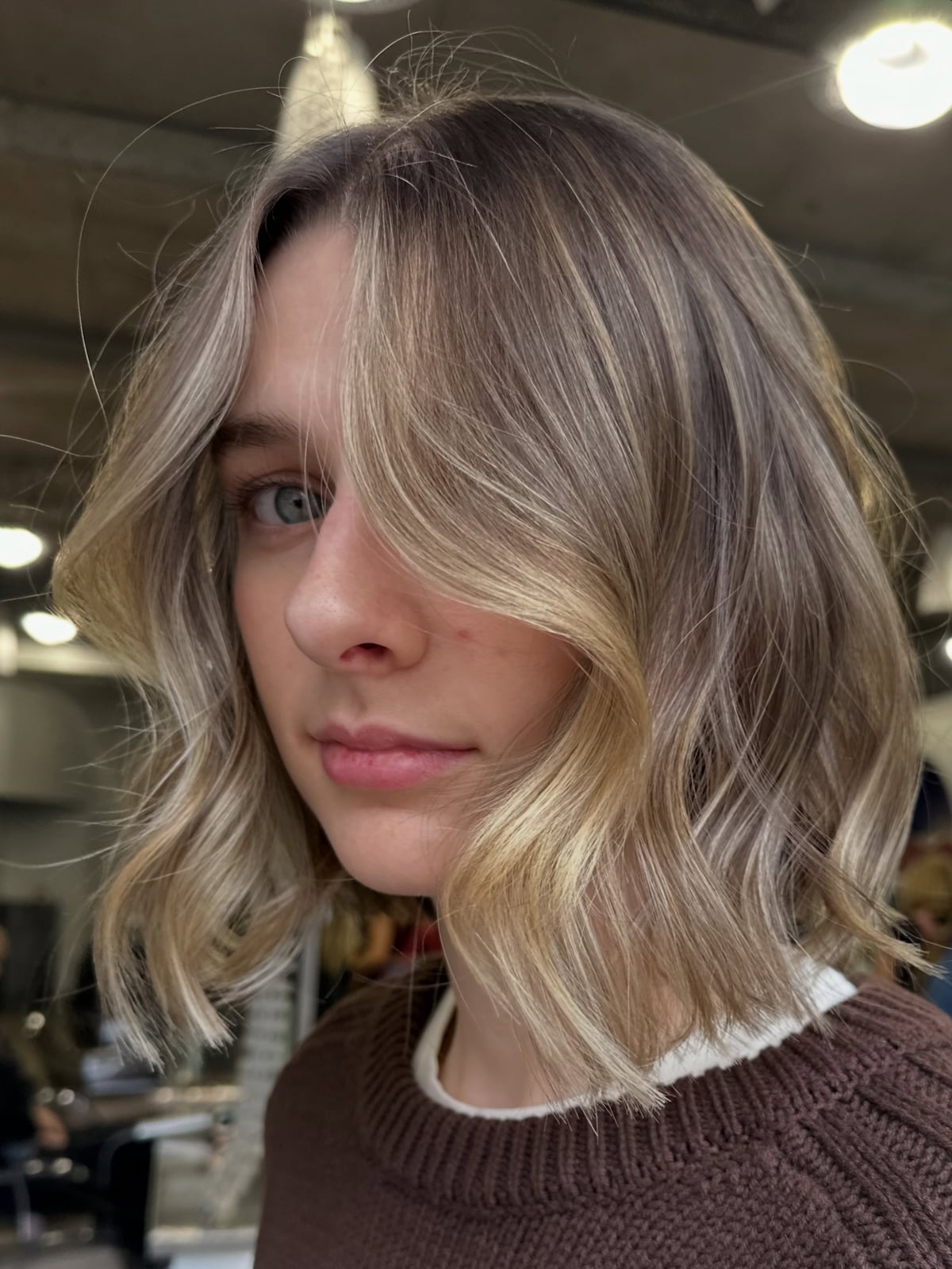 Light Blonde Bob With Bouncy Waves — Wavy Bob