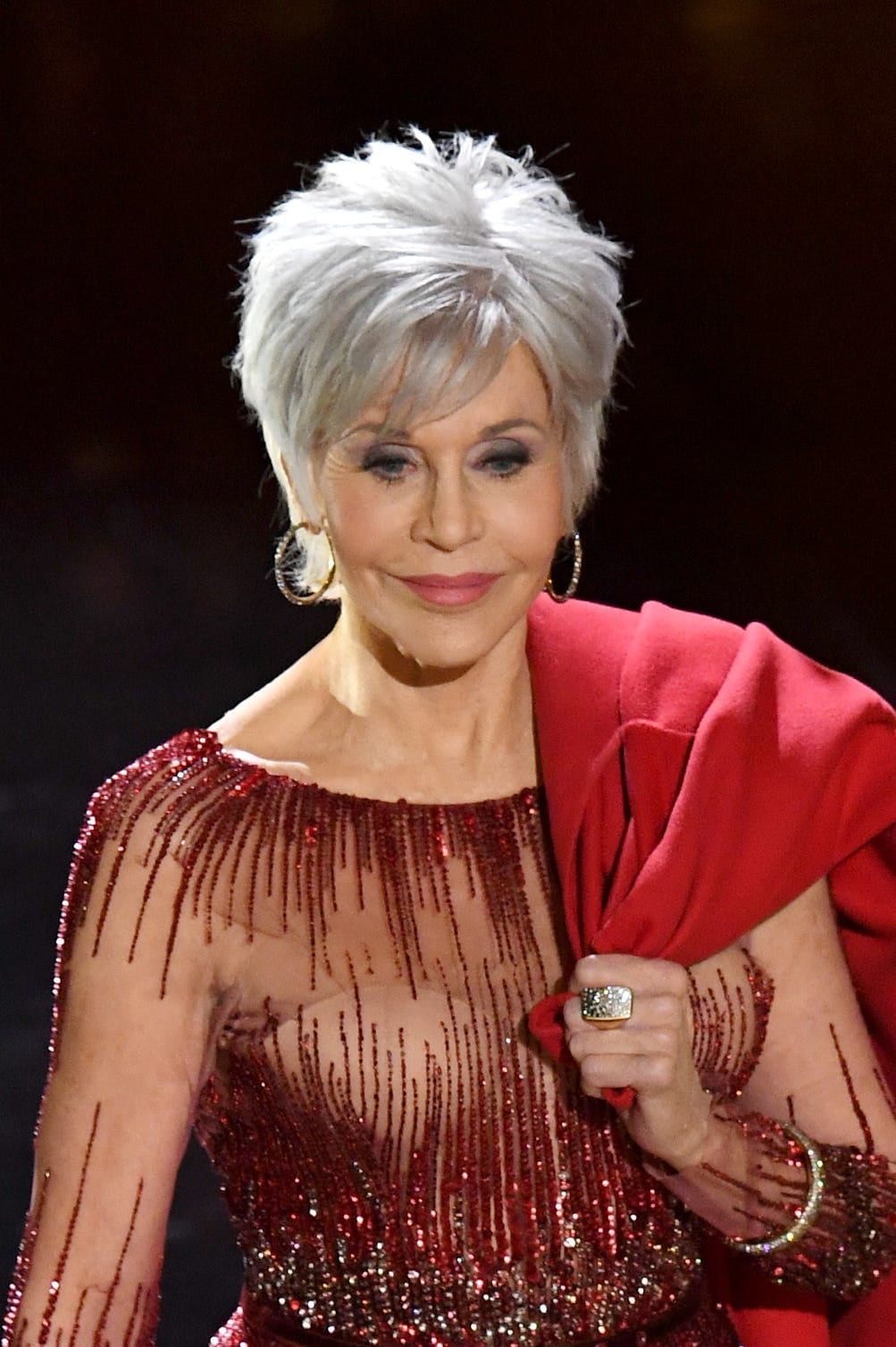 Voluminous White Shag With Tousled Texture — White Hair