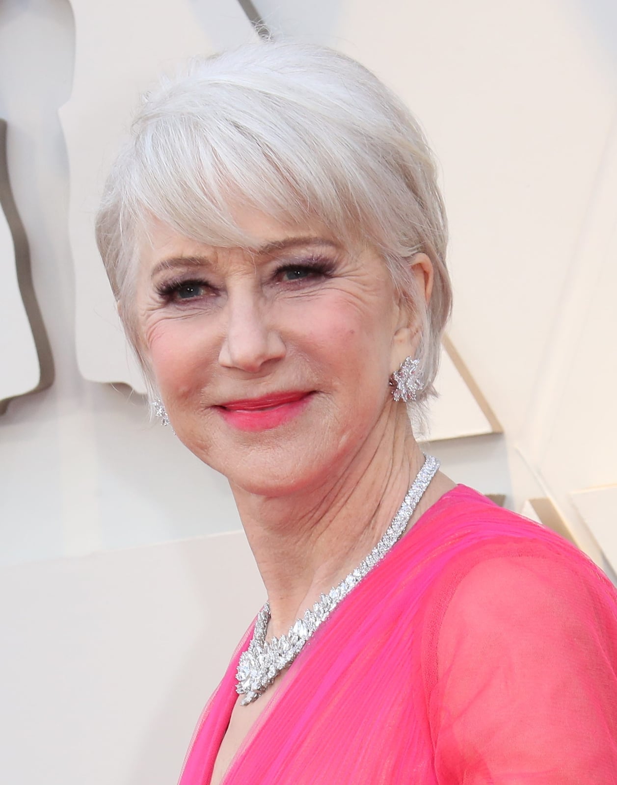 Textured White Pixie With Side Bangs — White Hair